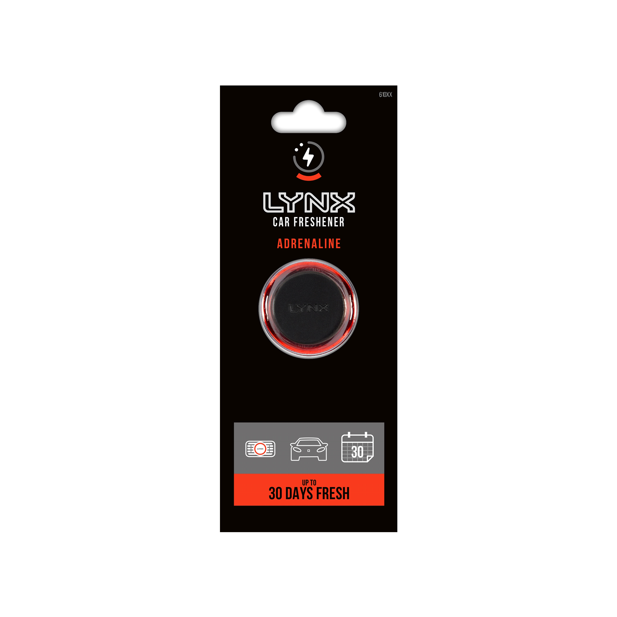 Lynx 3D Mini Vent Air Freshener - Adrenaline