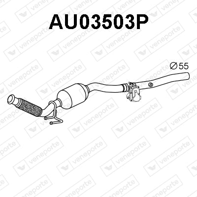 Veneporte Catalytic Converter AU03503P EURO 6