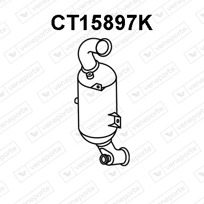 Veneporte Catalytic Converter CT15897K EURO 6