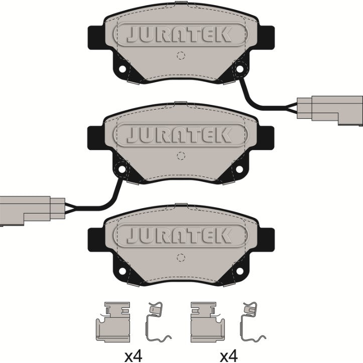 JURATEK Brake Pad Set Rear JCP113