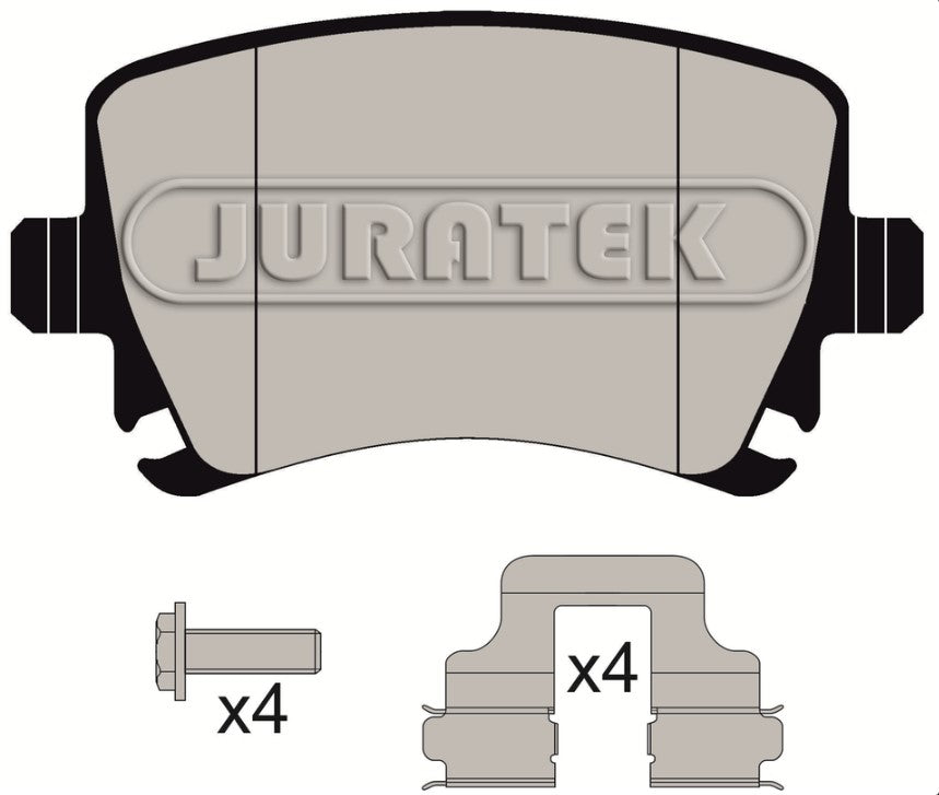 JURATEK Brake Pad Set Rear JCP1636