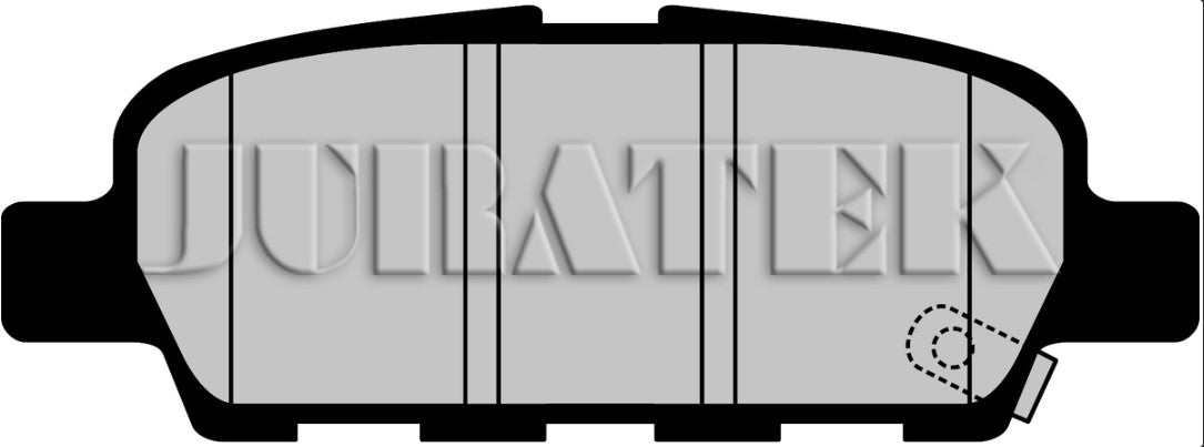 JURATEK Brake Pad Set Rear JCP1693