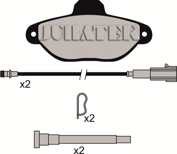 JURATEK Brake Pad Set Front JCP1944