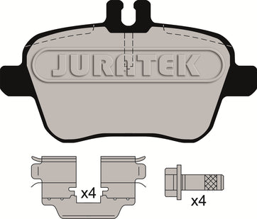 JURATEK Brake Pad Set Rear JCP8134