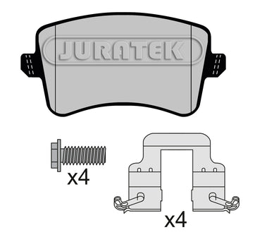 JURATEK Brake Pad Set Rear JCP8149