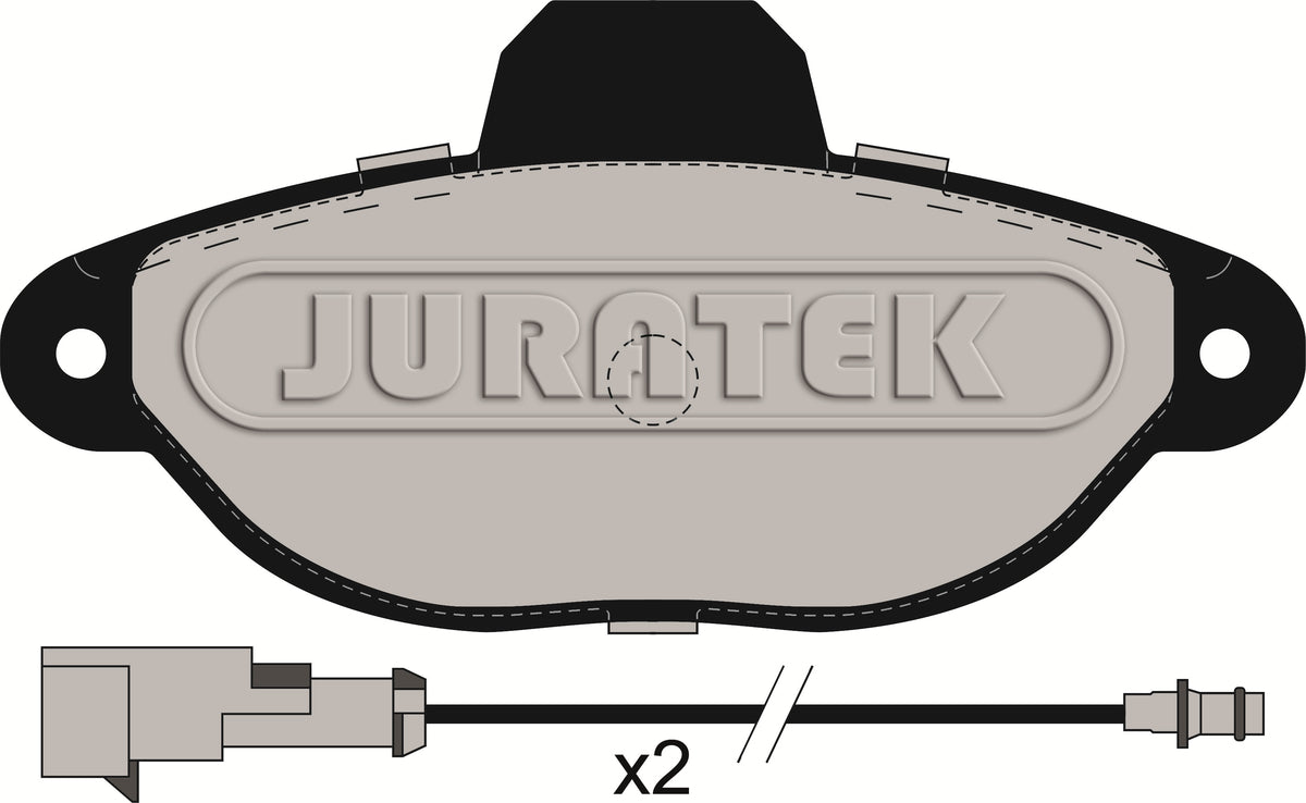 JURATEK Brake Pad Set Front JCP925