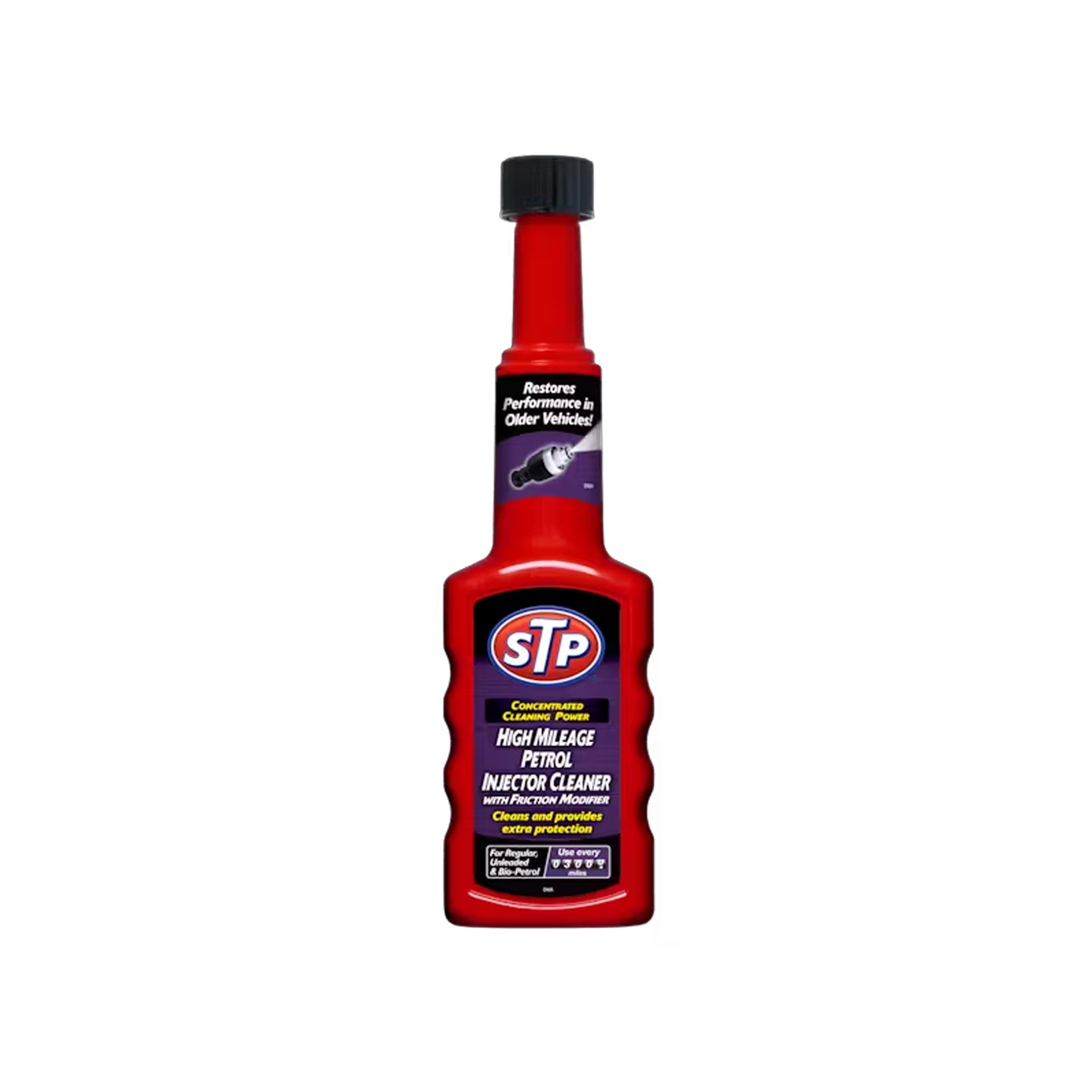 STP High Mileage Petrol Injector Cleaner 200ml