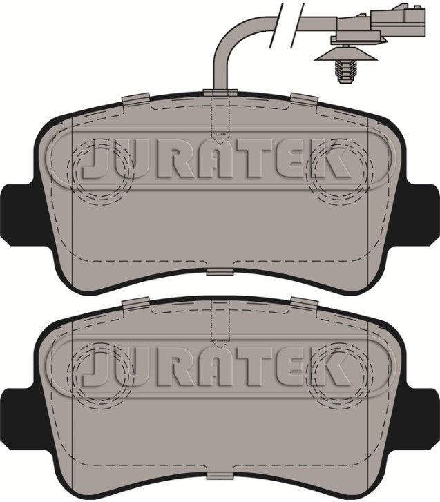 JURATEK Brake Pad Set Rear JCP074