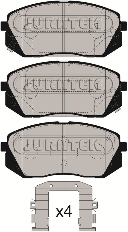 JURATEK Brake Pad Set Front JCP8280