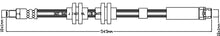 JBH1090 Brake Hose Front