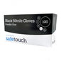 Black Nitrile Large Gloves x100