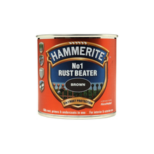 Hammerite No.1 Rust Beater Peinture Métallique Séchage Rapide Marron 250ml 3 En 1 Actif