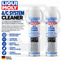 2 x Liqui-Moly A/C System Cleaner Spray 250ml Remove Bacteria & Mold With Straw