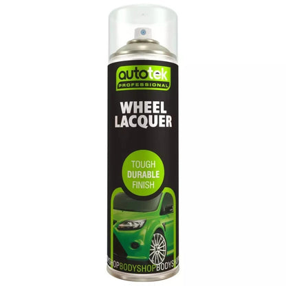 Autotek Matt Wheel Lacquer Durable Finish Aerosol Spray Paint 500ml