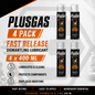 Plus Gas Fast Release 400ML - Dismantling Oil Penetrating Lubricant Fluid Spray