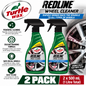 2 x Turtle Wax Redline Wheel Cleaner - Removes Dirt and Brake Dust 500ml