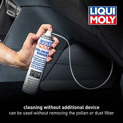 2 x Liqui-Moly A/C System Cleaner Spray 250ml Remove Bacteria & Mold With Straw