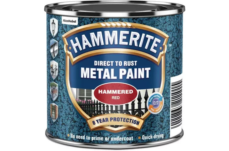 Hammerite Direct To Rust Quick Drying Metal Paint - Various Colours - 250ml