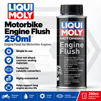 Liqui Moly Motorbike Engine Flush 250ml - Restore Original Performance - 1657
