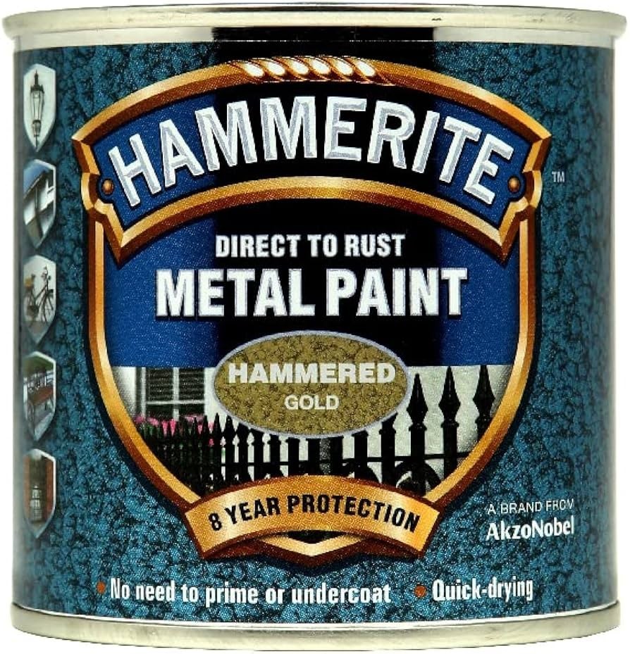 Hammerite Direct To Rust Quick Drying Metal Paint - Various Colours - 250ml