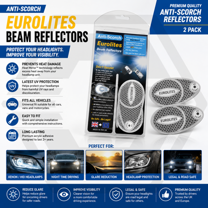 Headlight Deflectors Headlamp Converters Eurolites Beam Adaptors NEW