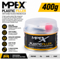 MPEX PLASTIC FILLER 400g - Durable Putty Automotive Body Work - Car Van Bike