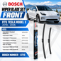 TESLA MODEL 3 5YJ3 2017-2026 Front Wiper Blade Set - Bosch Aero Flat A871S