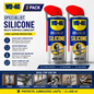 2 x WD-40 Specialist Silicone Spray Lubricant 400ml Smart Straw Rust Protection