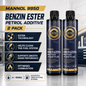 2 X MANNOL BENZIN ESTER PETROL ADDITIVE - IMPROVES FUEL ECON & PROTECTS SYSTEM