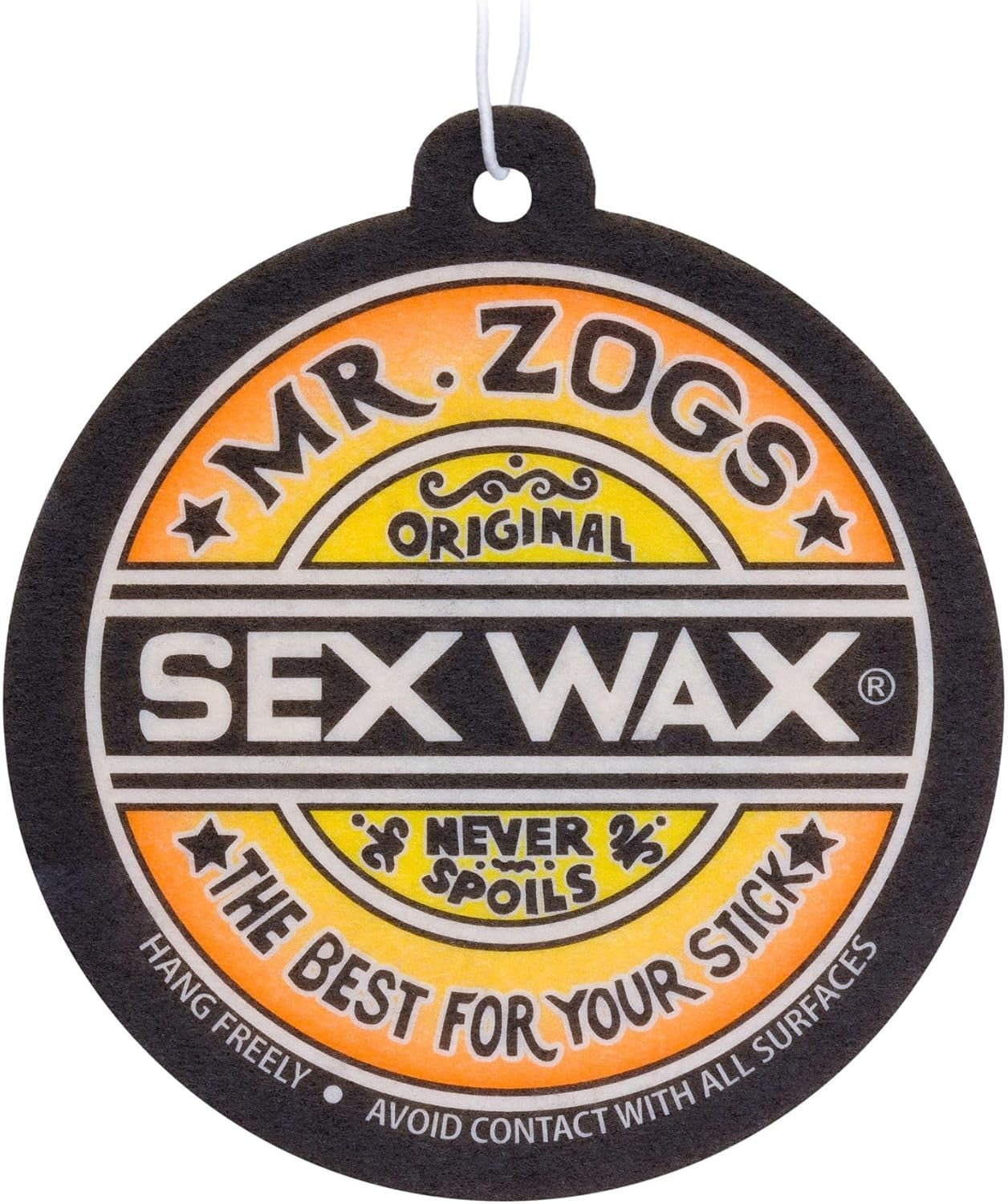 MR ZOGS SEX WAX AIR FRESHENER - COCONUT SCENT - CAR, VAN, HOME, CAMPER & MORE