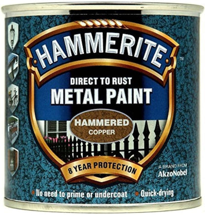 Hammerite Direct To Rust Quick Drying Metal Paint - Various Colours - 250ml
