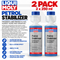 2 x Liqui Moly 250ml Petrol Stabiliser Fuel 2 & 4 Stroke Petrol Engines 21646