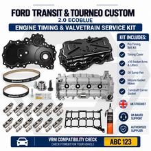 FORD TRANSIT 2.0 ECOBLUE FWD - Timing Belt kit + CAM Carrier  Engine Rebuilt Kit