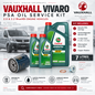GENUINE VAUXHALL VIVARO 2.0/2.2 BLUEHDI - Oil Service Kit + 7L Castrol 5W30 STL