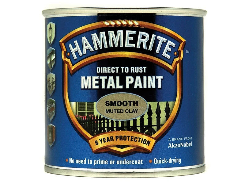 Hammerite Direct To Rust Quick Drying Metal Paint - Various Colours - 250ml