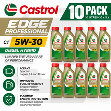 CASTROL EDGE Professional 5W30 C1 Engine Oil 10L ACEA C1 Fits Jaguar Land Rover