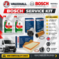 VAUXHALL MOVANO 2.3 dCi Full BOSCH Service Kit + 10L CASTROL GTX 5W-30 RN17 Oil