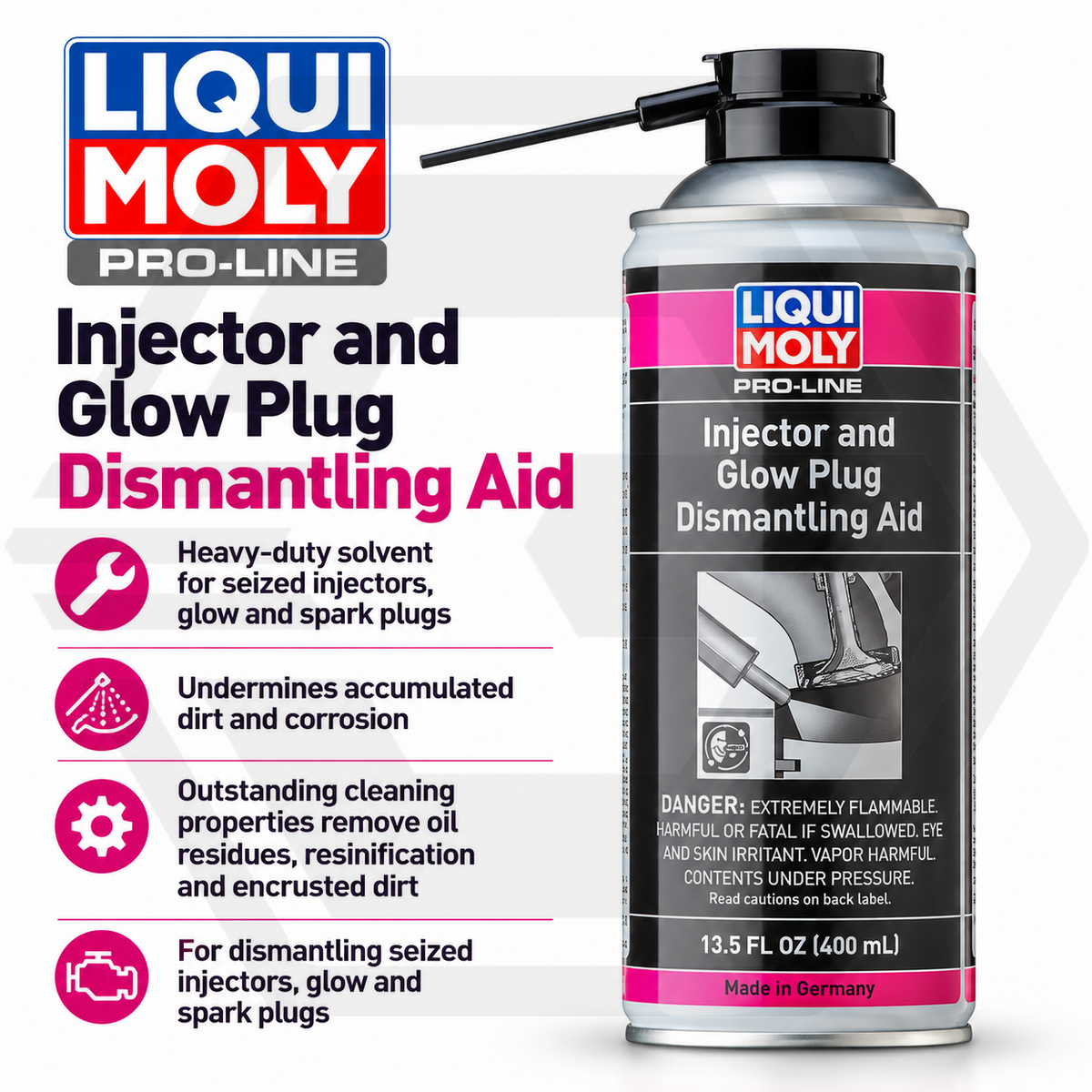 Liqui Moly Injector & Glow Plug Dismantling Aid Aerosol Spray 400ml - 3379