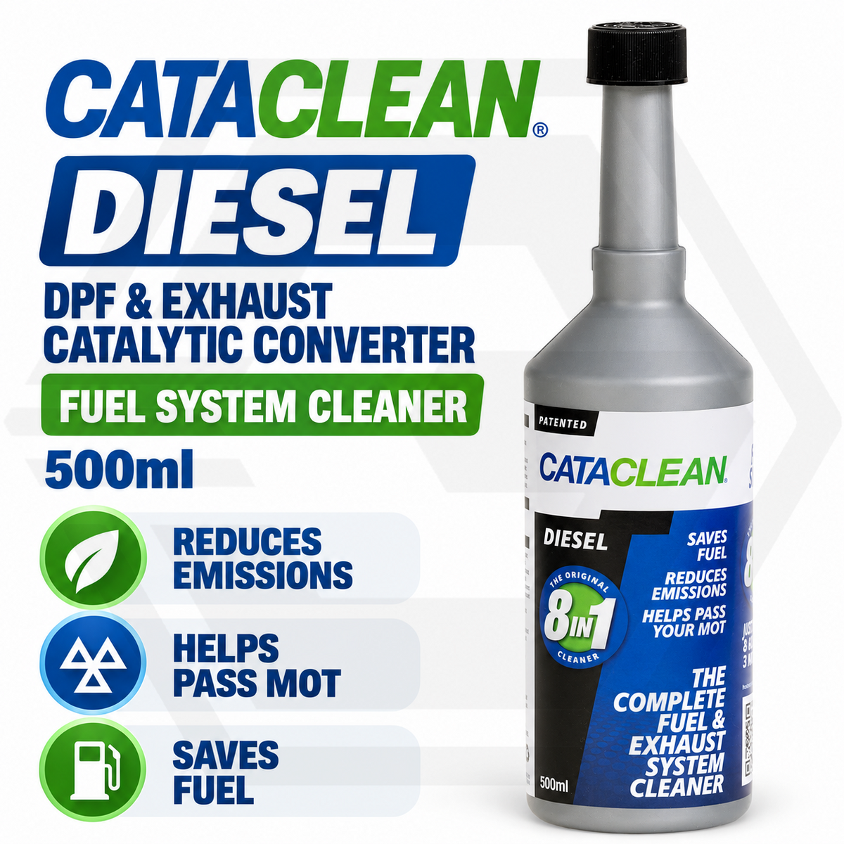 Cataclean Diesel DPF and Exhaust Catalytic Converter Fuel System Cleaner 500ml