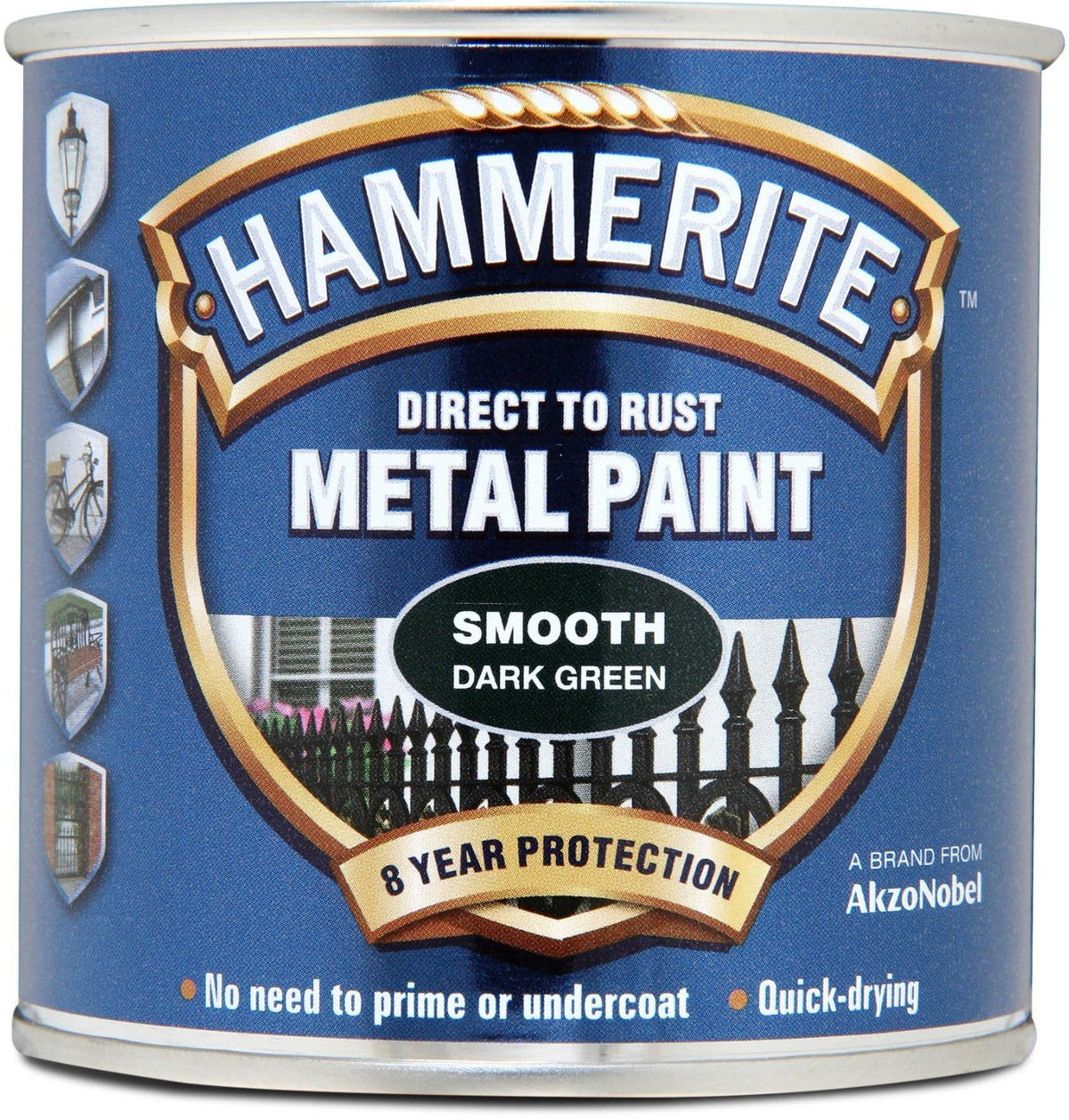 Hammerite Direct To Rust Quick Drying Metal Paint - Various Colours - 250ml