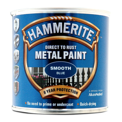Hammerite Direct To Rust Quick Drying Metal Paint - Various Colours - 250ml