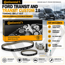 Continental Ford Transit and Transit Custom 2.0 EcoBlue Timing Wet Belt Kit Pro