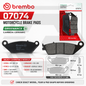 BREMBO Carbon Ceramic Front Brake Pads Fits Honda NSS125 FORZA 2015-2019 - 07074