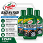 3 X Turtle Wax Black in a Flash Tyre Dressing Car Exterior Plastic Shine 300ml