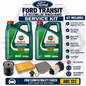 FORD TRANSIT 2016-2021 2.0L EcoBlue RWD/AWD SERVICE KIT+GENUINE CASTROL 0W30 10L