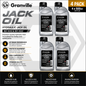 4 x GRANVILLE Hydraulic Jack Oil Fluid Trolley Bottle Compression Fluid - 500ml