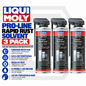 3 x Liqui Moly Pro-Line Rapid Rust Solvent 400ml Aerosol Dissolves Rust and Dirt