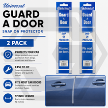 4 X Universal 12 Inch CLEAR Door Edge Protector Chip Guard - PROTECTS CAR & VAN