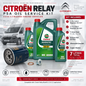 GENUINE CITROEN RELAY 2.0/2.2 BLUEHDI - Oil Service Kit + 7L Castrol 5W30 STL
