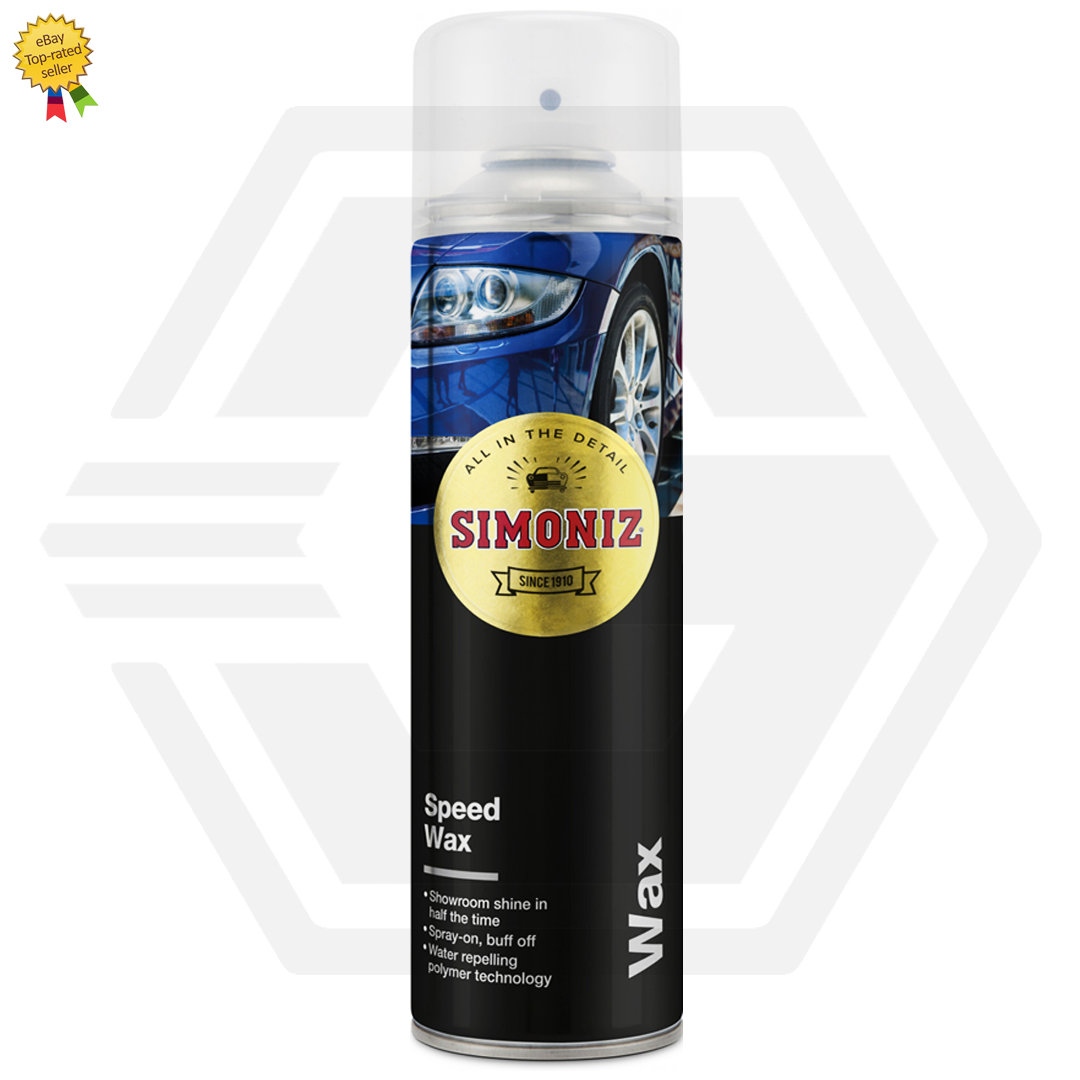 Simoniz Speed Wax Spray Showroom Shine Aerosol Carnauba 500ml